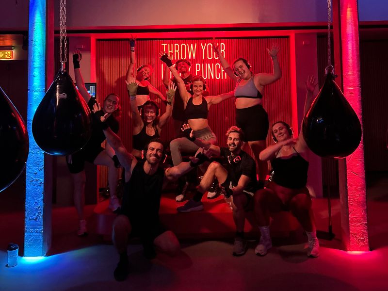 Studio photo after the Lucky Punch session